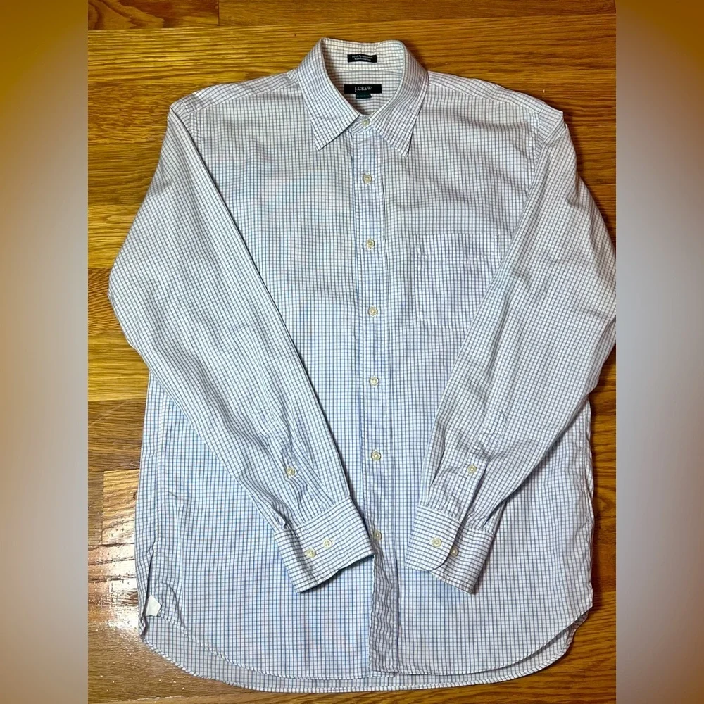 J. CREW Micro-Check Buttondown Shirt